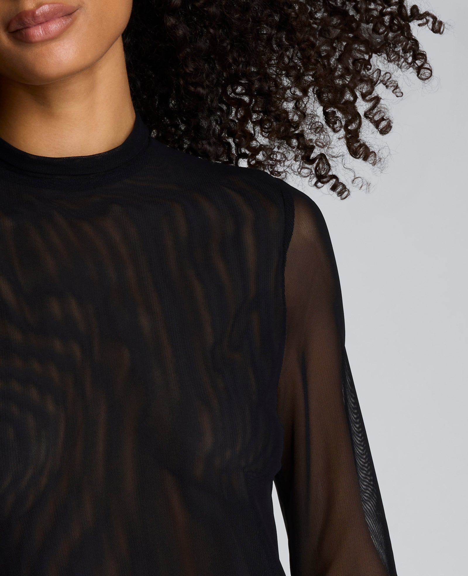 Kenneth Cole Reaction Clothing Jodie Mock Neck Mixed Media Dress abito nero verde con gonna plissettata