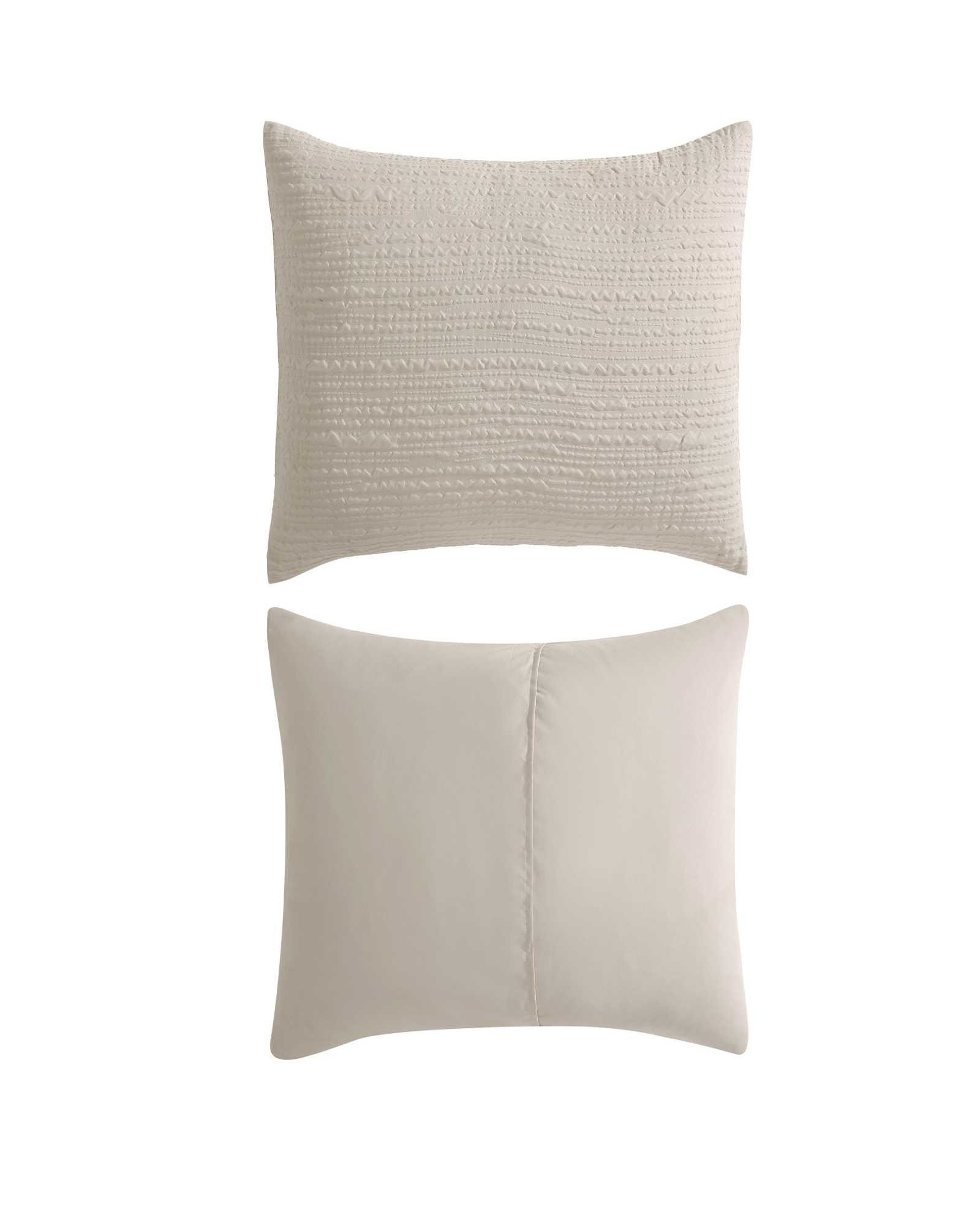 Kenneth Cole Reaction Home & Bedding Serenity Wavy Lines Beige Duvet Cover Set copripiumino beige Twin