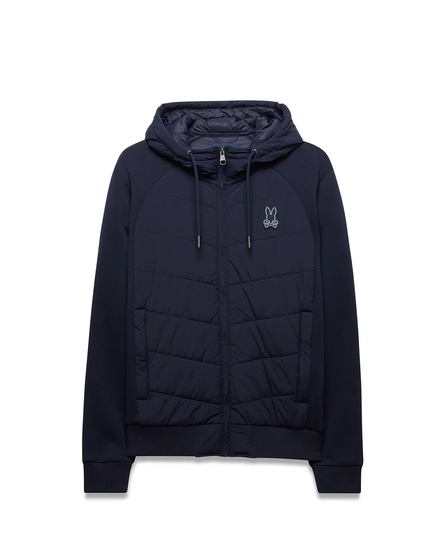 Psycho Bunny Jackets Gordley giacca blu con cappuccio regular
