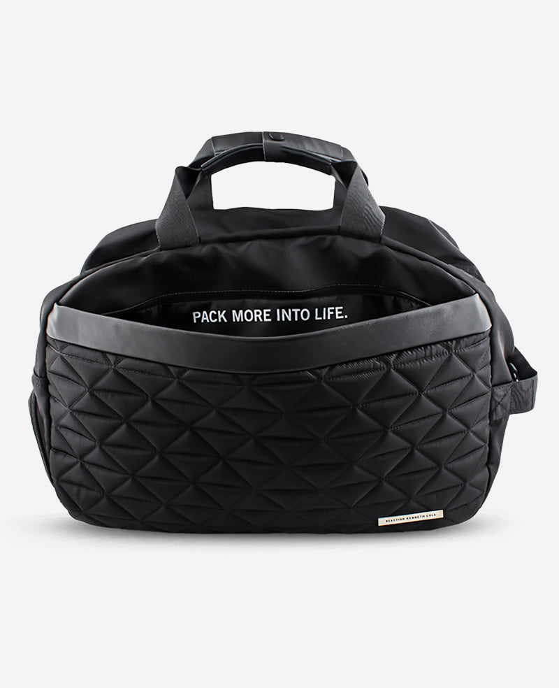 Kenneth Cole Reaction Luggage Emma Convertible Duffle Bag borsone nero idrorepellente