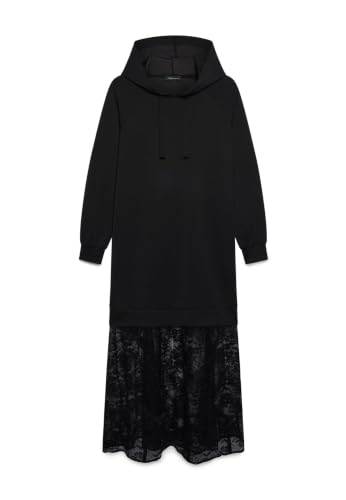 Fiorella Rubino Vestiti Vestito in felpa con gonna in pizzo M Plus