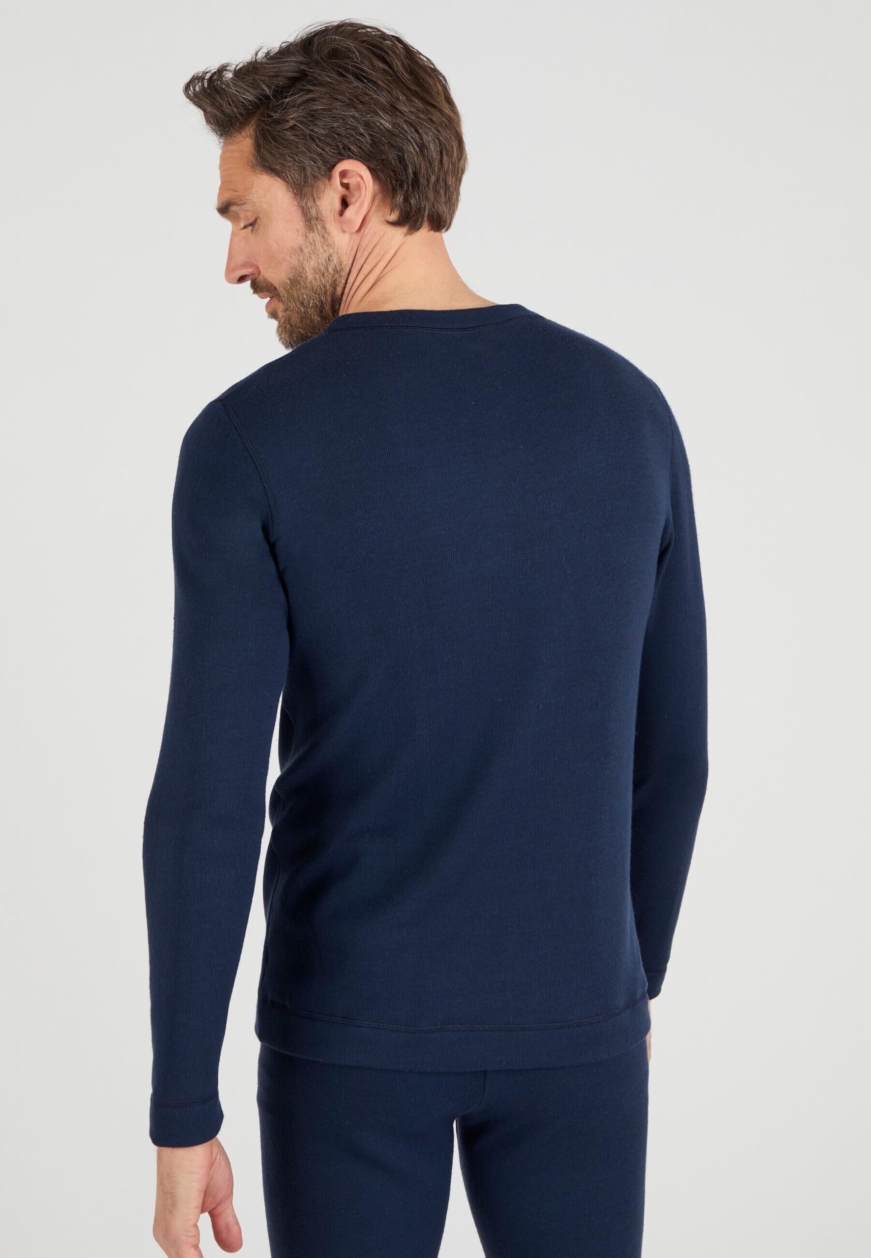 Damart Thermolactyl Sensitive T-shirt in pile uomo blu navy S calore 5
