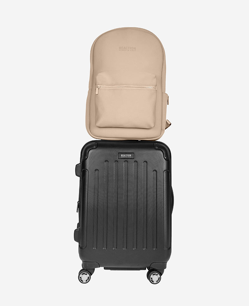Kenneth Cole Reaction Luggage Logan Classic Backpack zaino taupe 18 pollici porta laptop