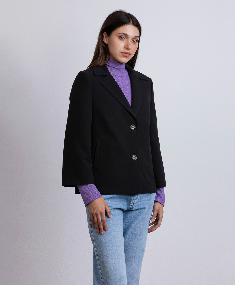 Markup Donna Cappotti Cappetta in doppio crepe cappotto