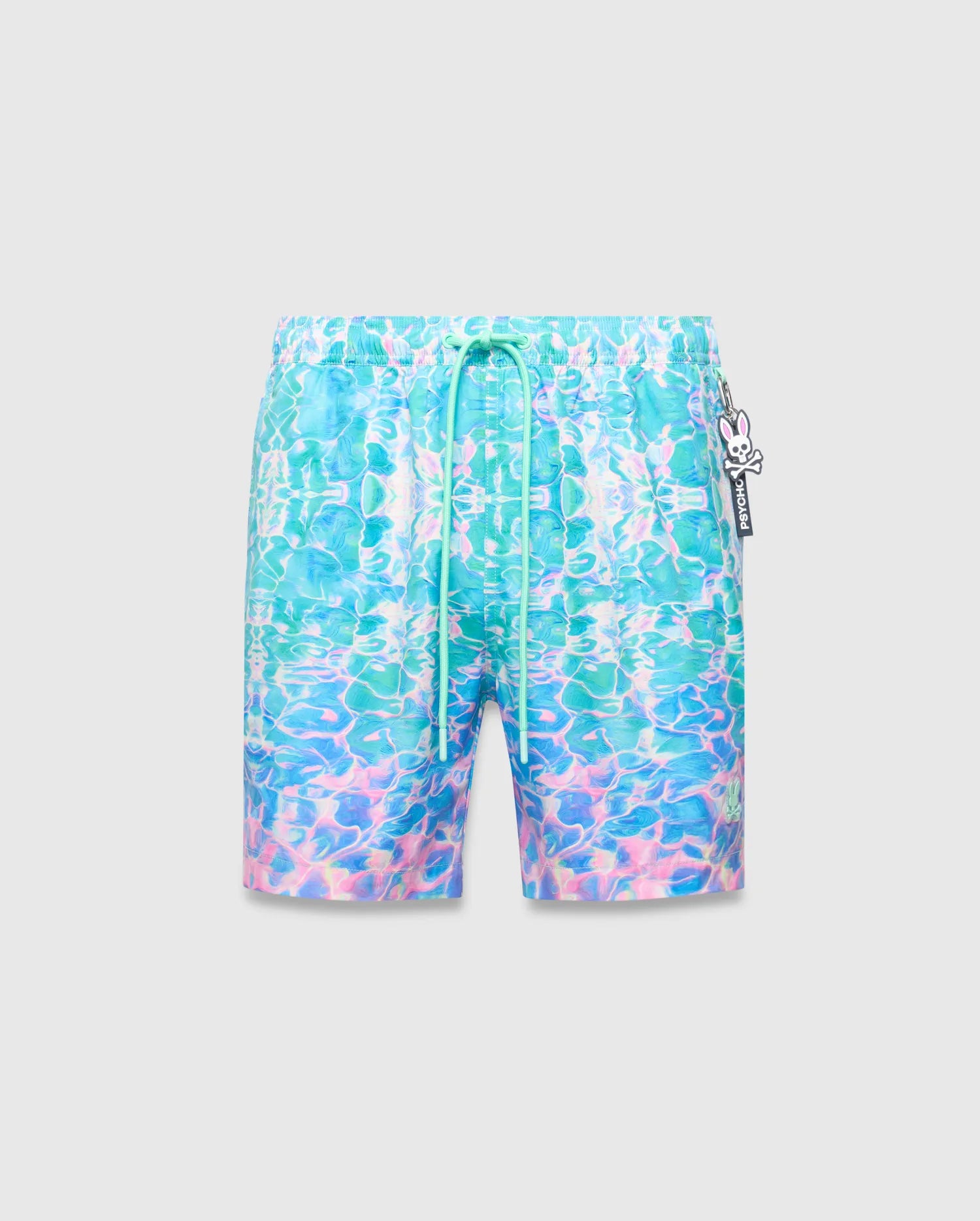 Psycho Bunny Men's Swimwear Men's Dayton Swim Trunk 6" MB1000085 costume 510 Crocus fantasia