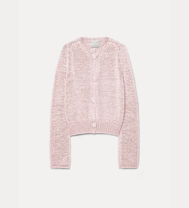Forte maglieria cardigan cashmere, silk and mohair cardigan loto in cashmere, seta e mohair
