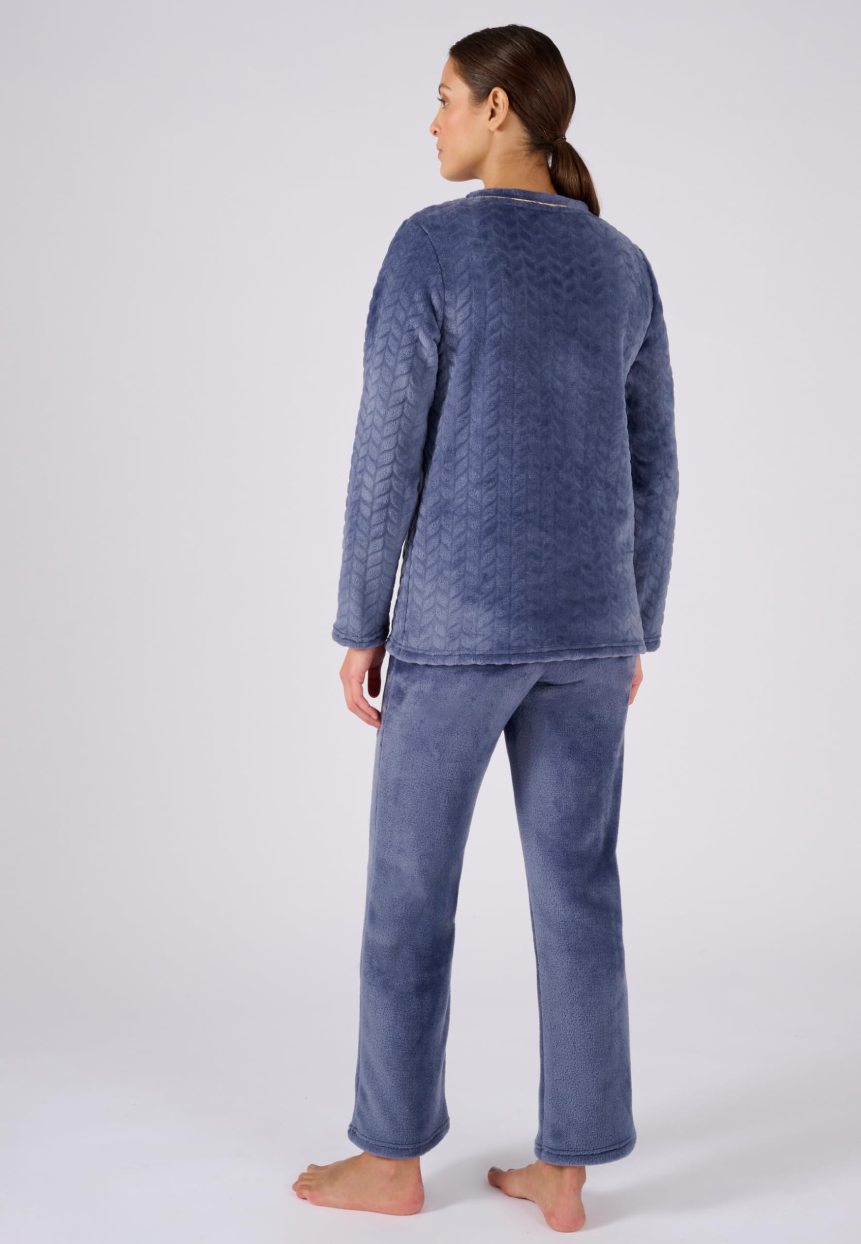 Damart Homewear Pigiama Thermolactyl Maglia Rilegata