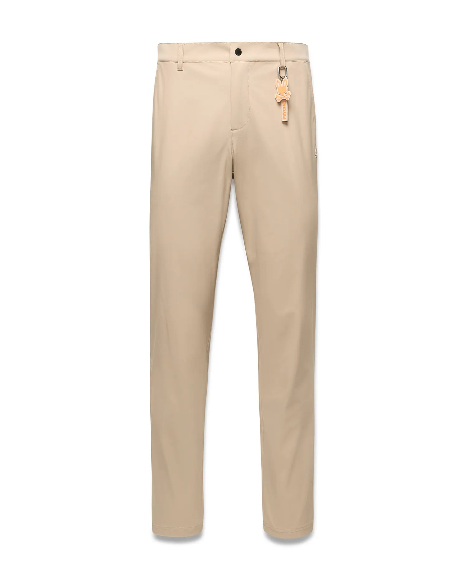 Psycho Bunny Men's Pants Edward 10K pantaloni tapered beige elasticizzati