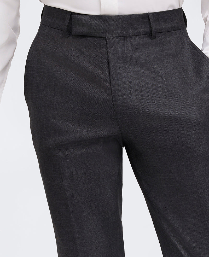 Kenneth Cole Reaction Clothing Ready Flex Suit Separate Pant pantaloni da abito Gunmetal slim fit