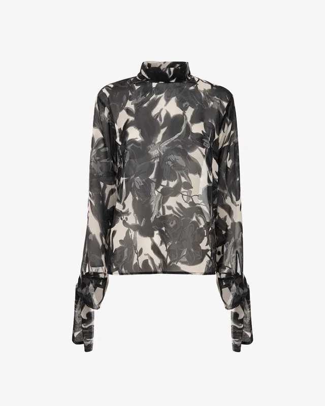 Markup Donna Camicie & Bluse Blusa stampa fiori georgette