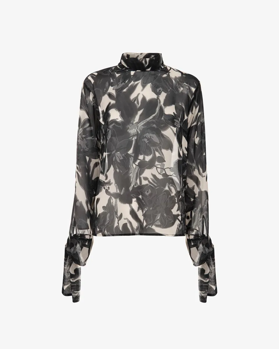 Markup Donna Camicie & Bluse Blusa stampa fiori georgette