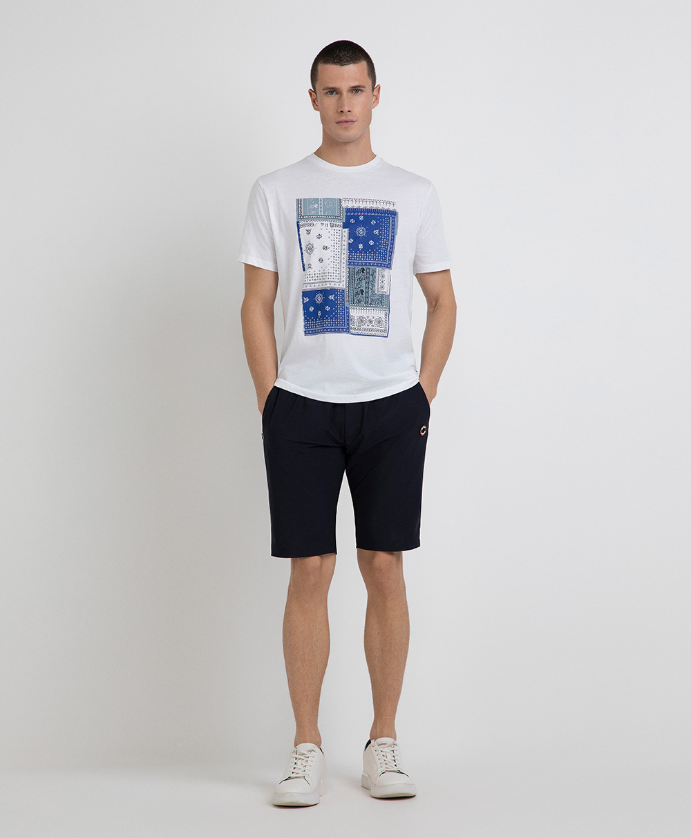 Markup Uomo Maglieria Girocollo jersey stampa bandana maglia girocollo