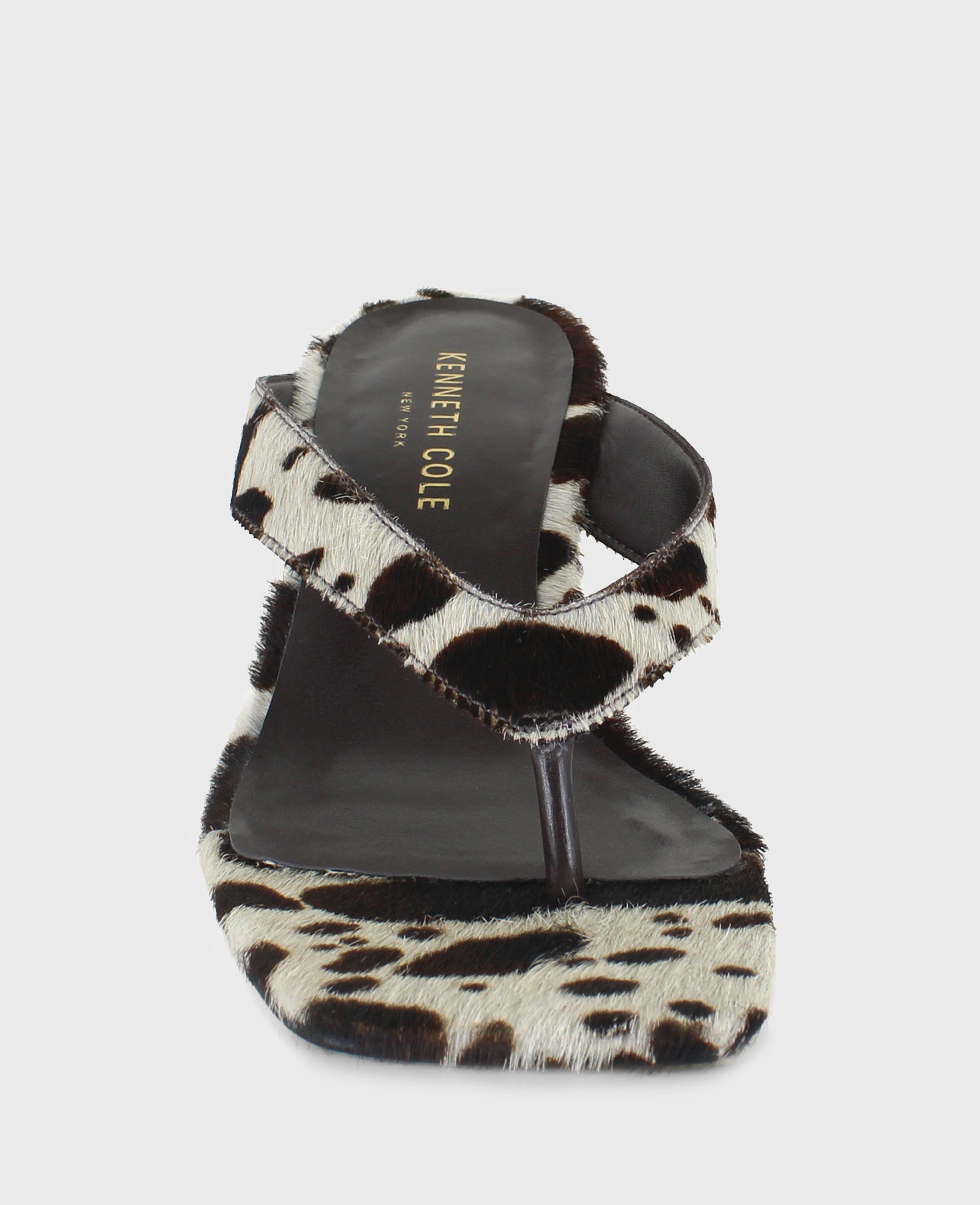 Kenneth Cole Reaction Shoes Susannah sandali con zeppa marrone multi