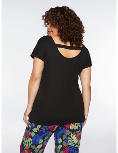 Fiorella Rubino Top e t-shirt T-shirt con maxi fiore ricamato