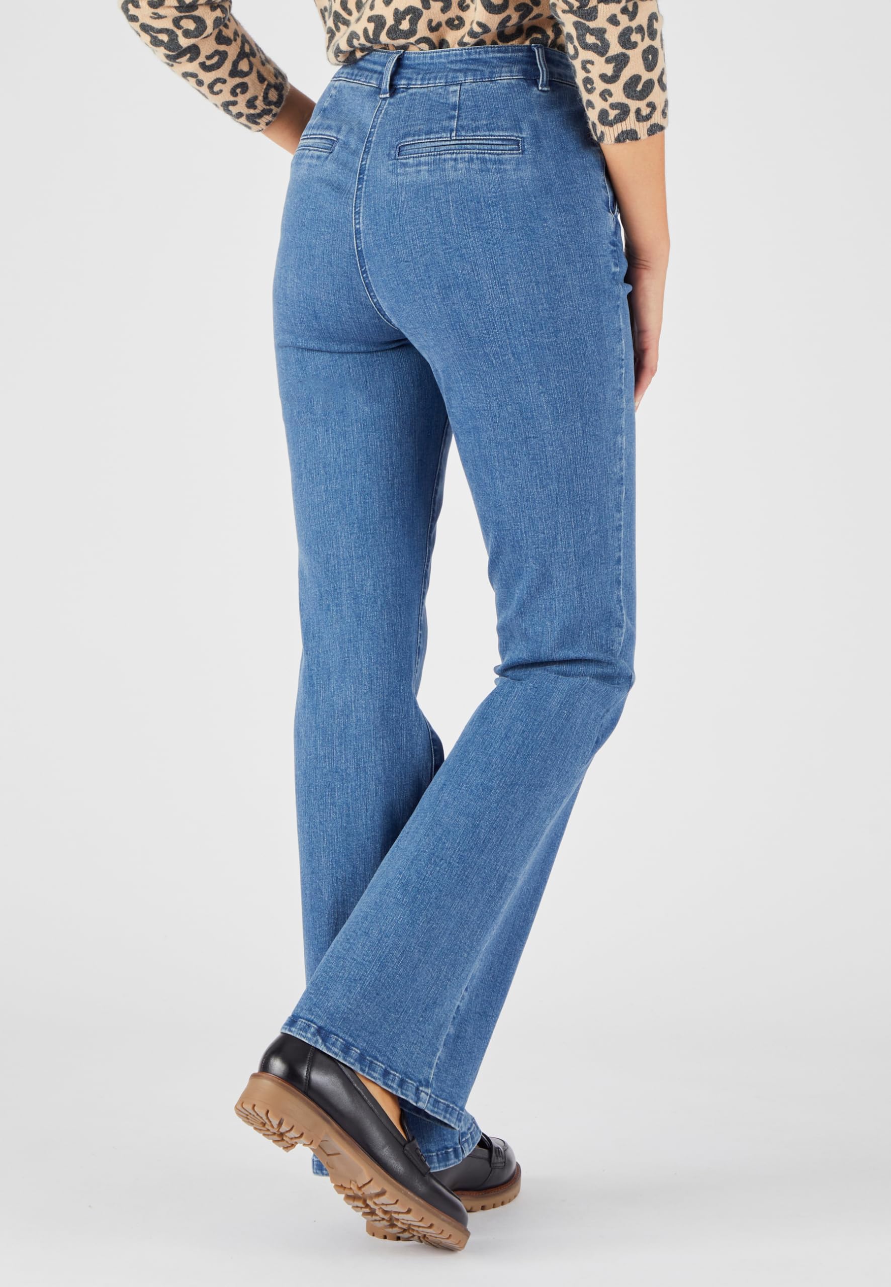 Damart Prêt-à-porter jeans flare vestibilità aderente