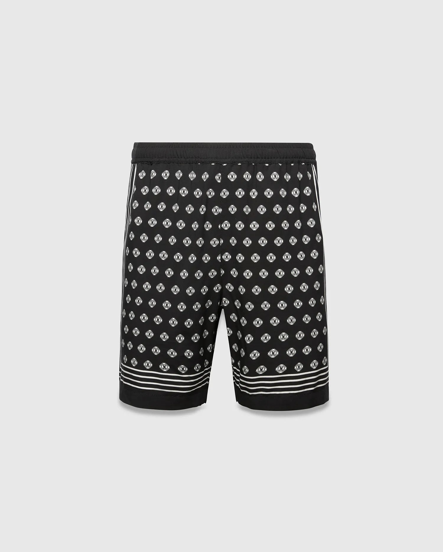 Psycho Bunny Men's Shorts Nick Tencel Short 7" MB0700026 bermuda nera Tencel
