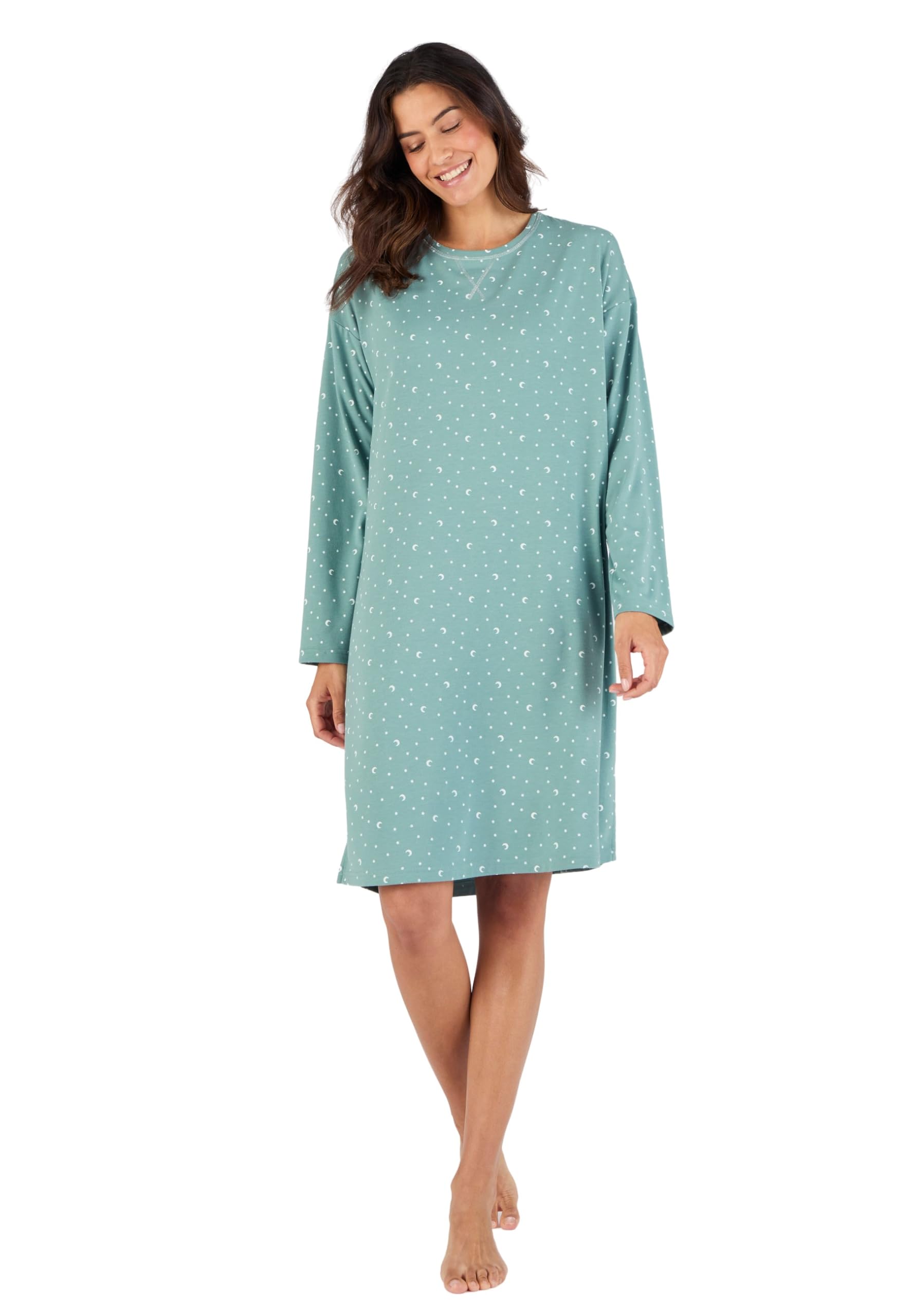 Damart Homewear Camicia da notte Thermolactyl in Maile Jersey donna XS