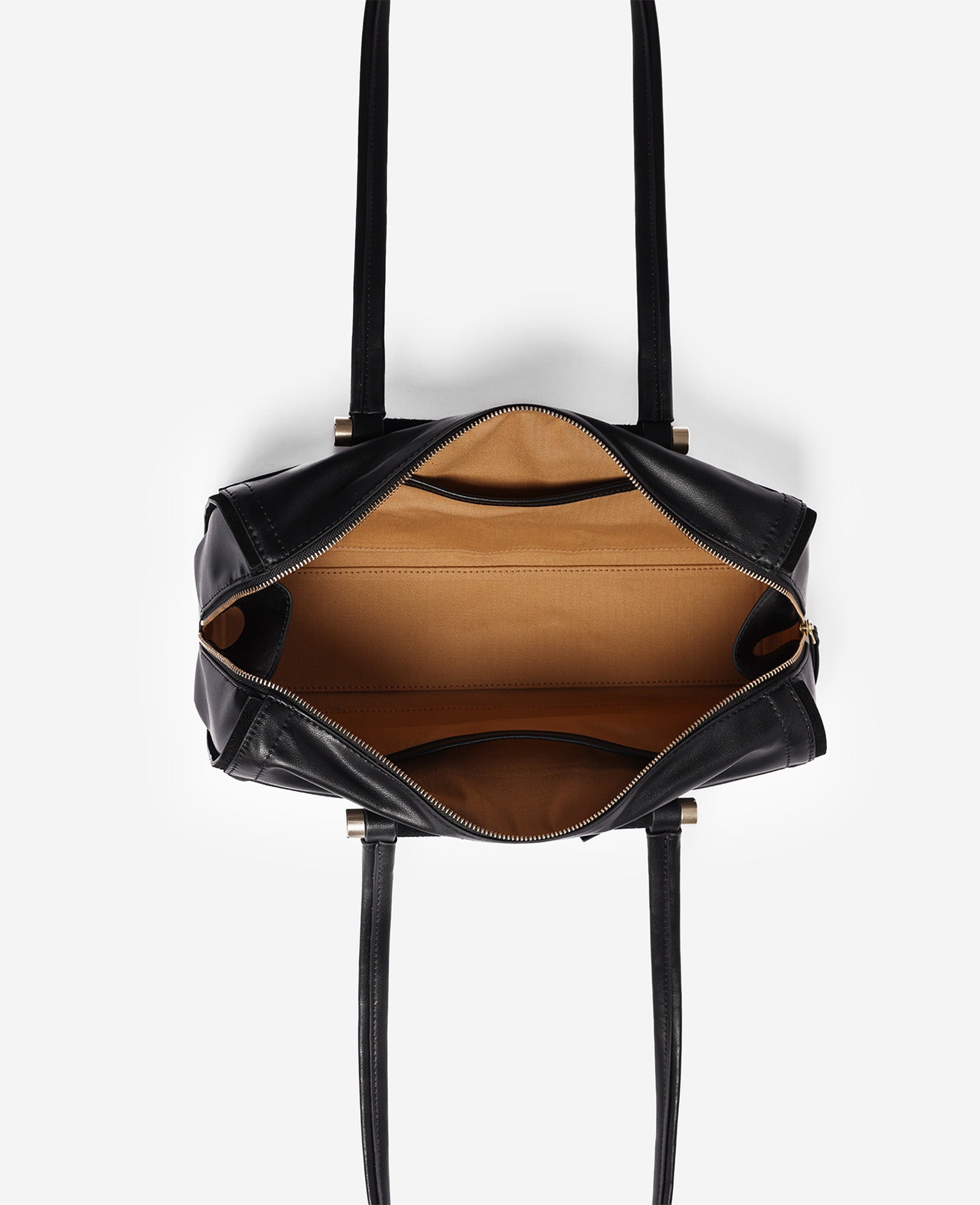 Kenneth Cole Reaction Bags Highline East/West Shoulder Bag nera 1 pezzo in pelle