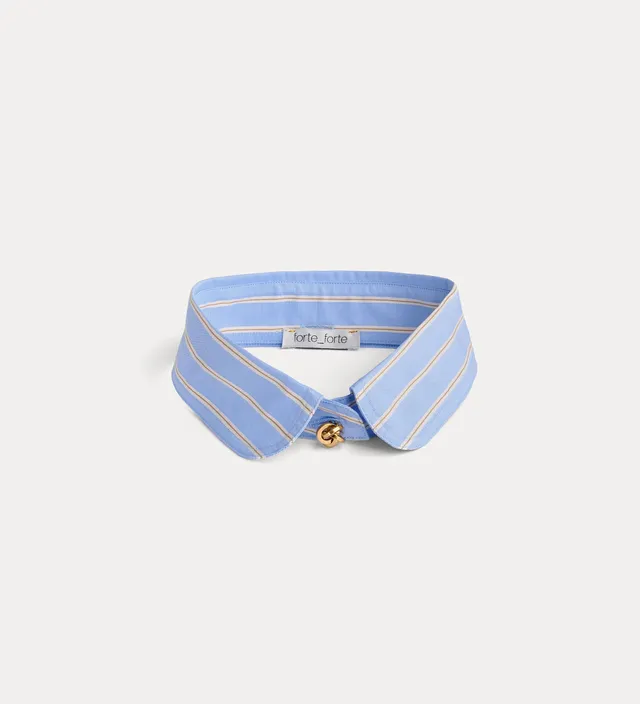 Forte gioielli Colletto con bottone gioiello oxford blue