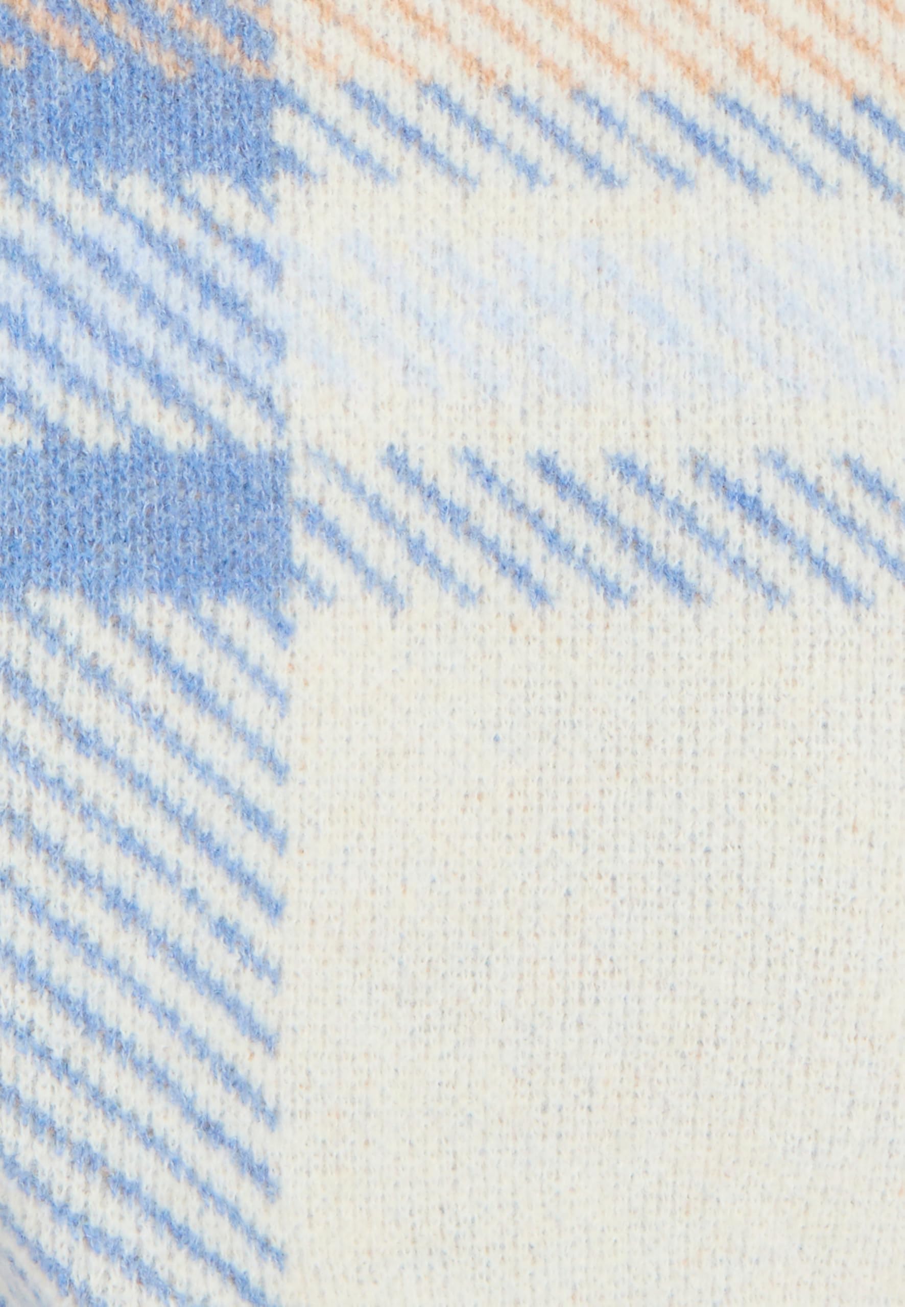 Damart Prêt-à-porter maglione jacquard a quadri donna ampio