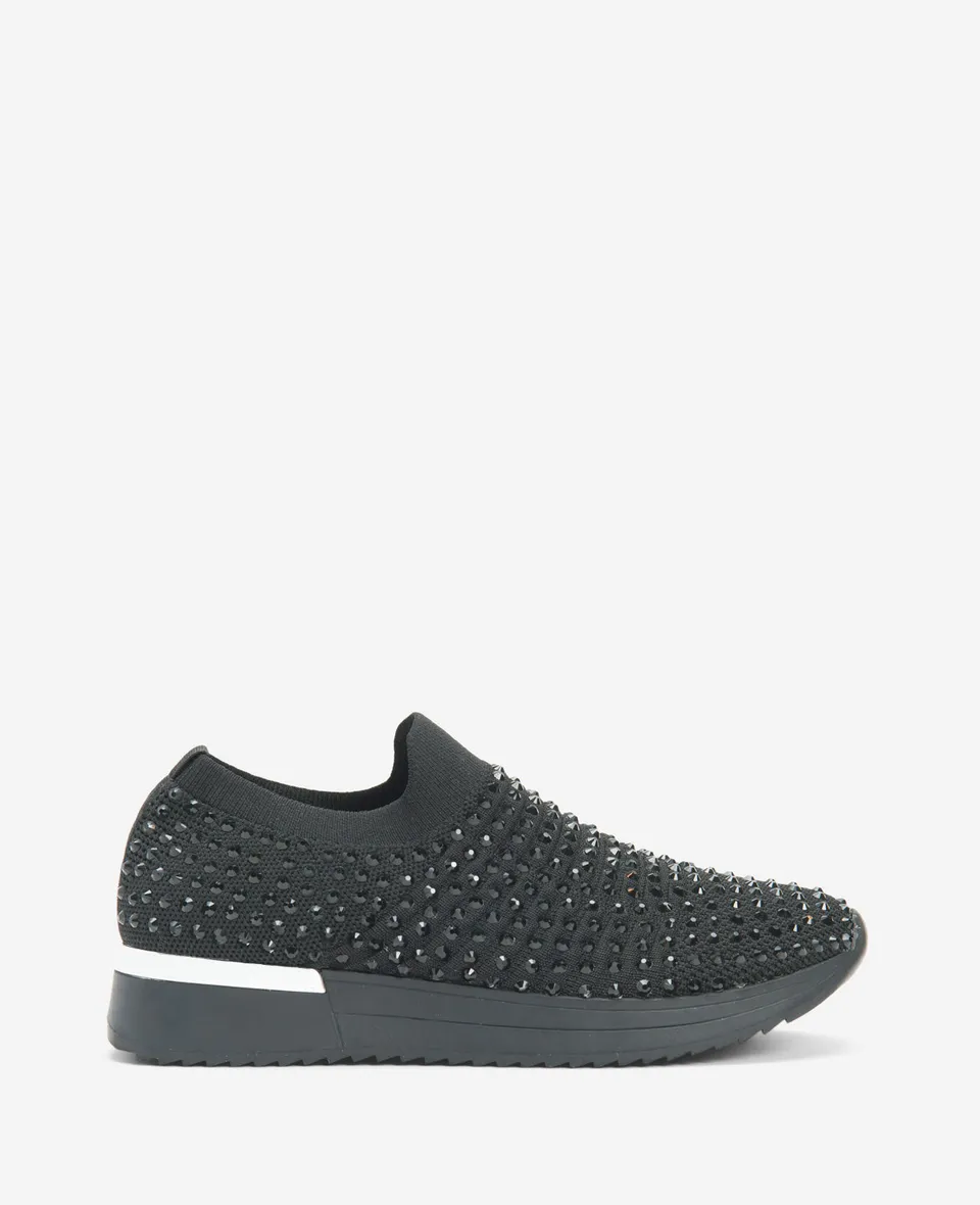 Kenneth Cole Reaction Shoes REACTION-The Cameron Jewel Jogger sneaker slip-on nera