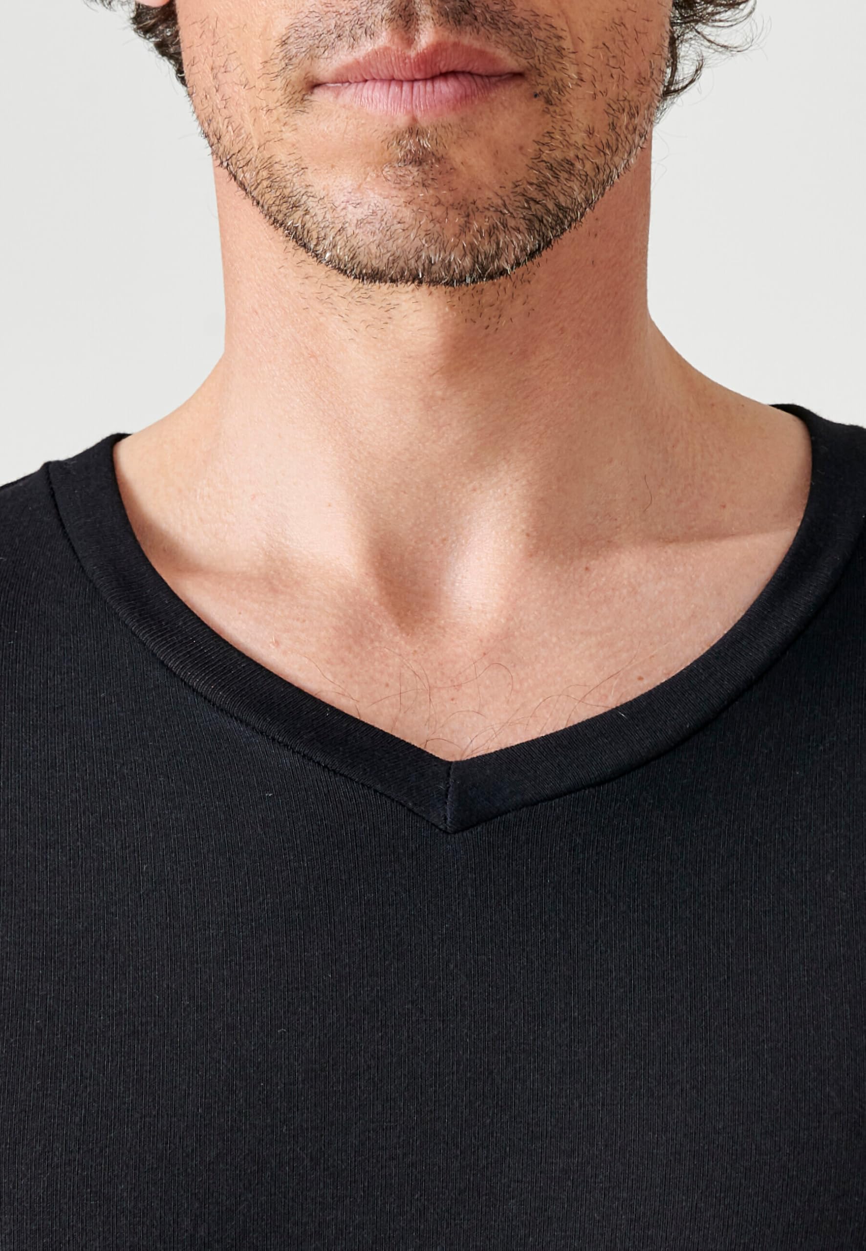 Damart Thermolactyl Sensitive maglia scollo a V nera S