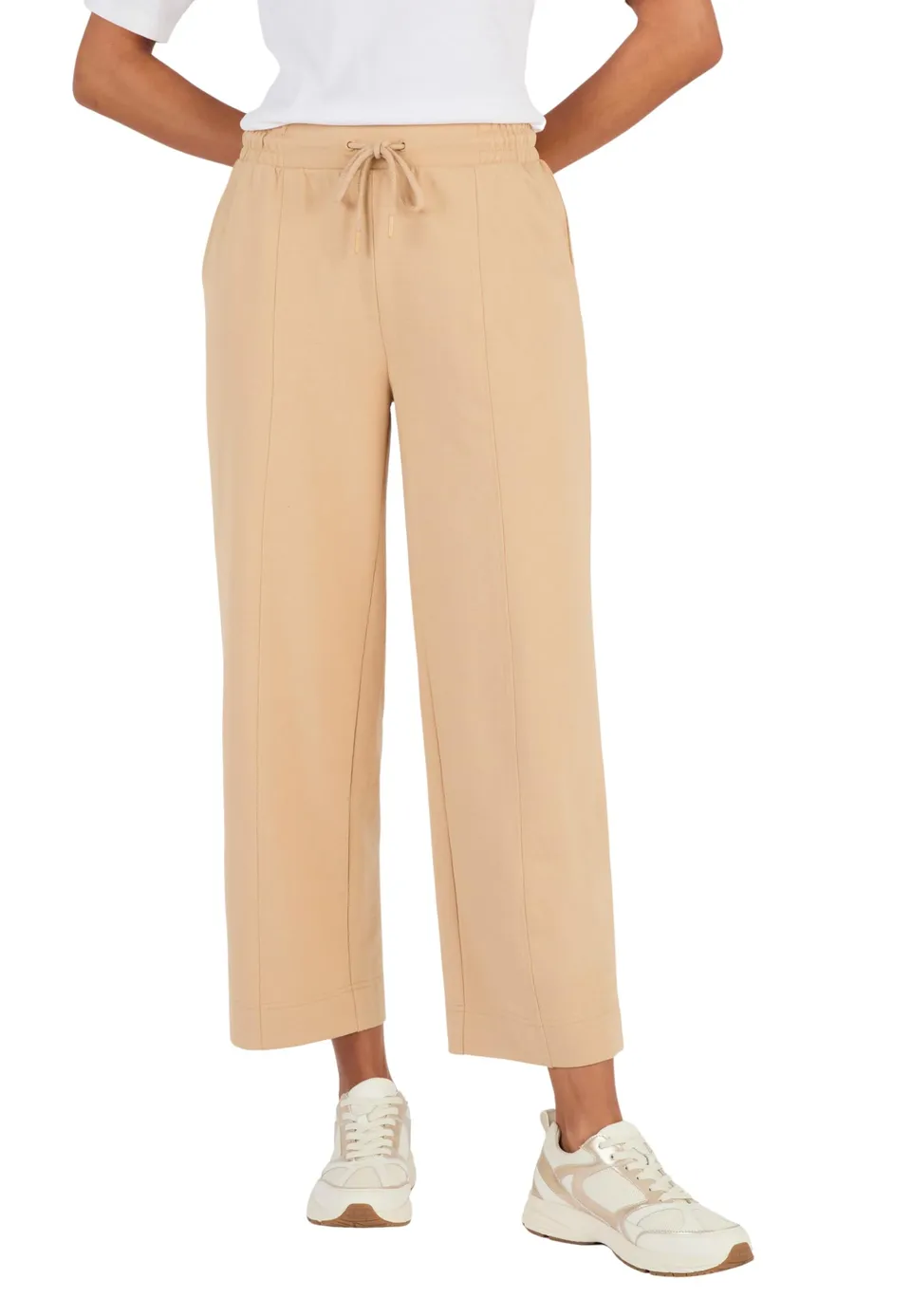 Damart Prêt-à-porter pantaloni 7/8 in pile da jogging donna