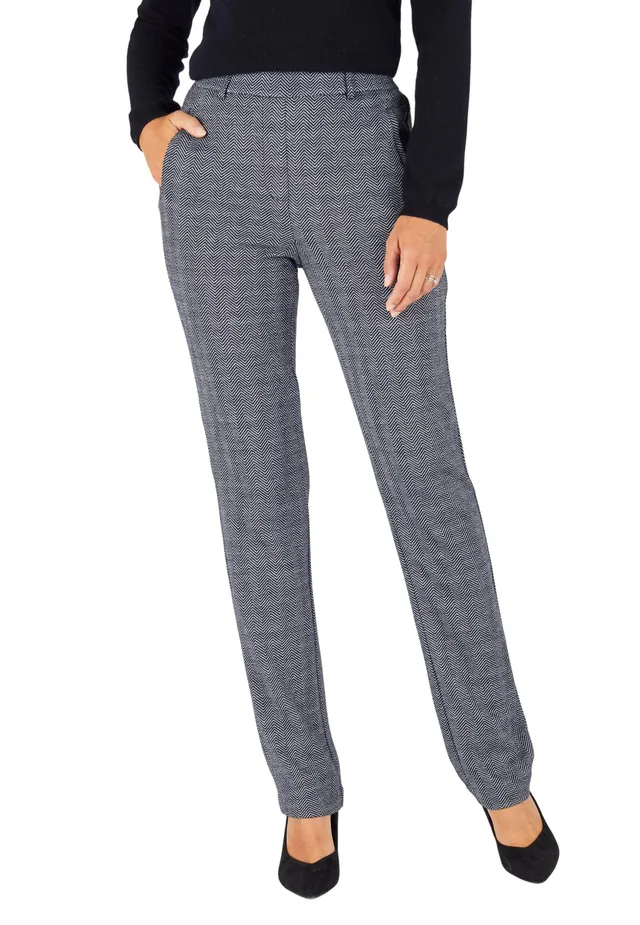 Damart Prêt-à-porter Pantaloni in maglia jacquard smerizzata taglia 56
