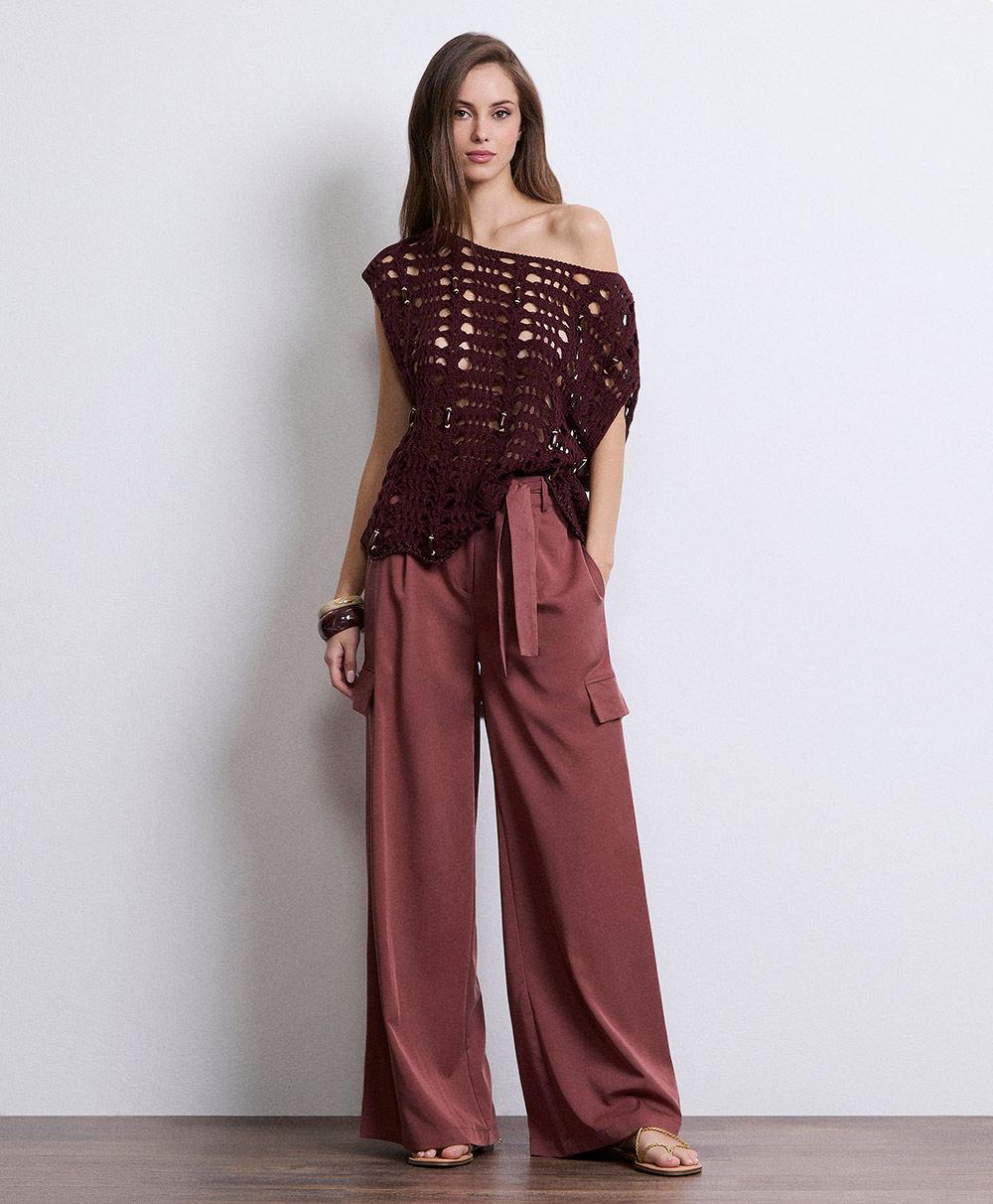 Markup Donna Jeans & Pantaloni Pantapalazzo con tasche laterali pantalone