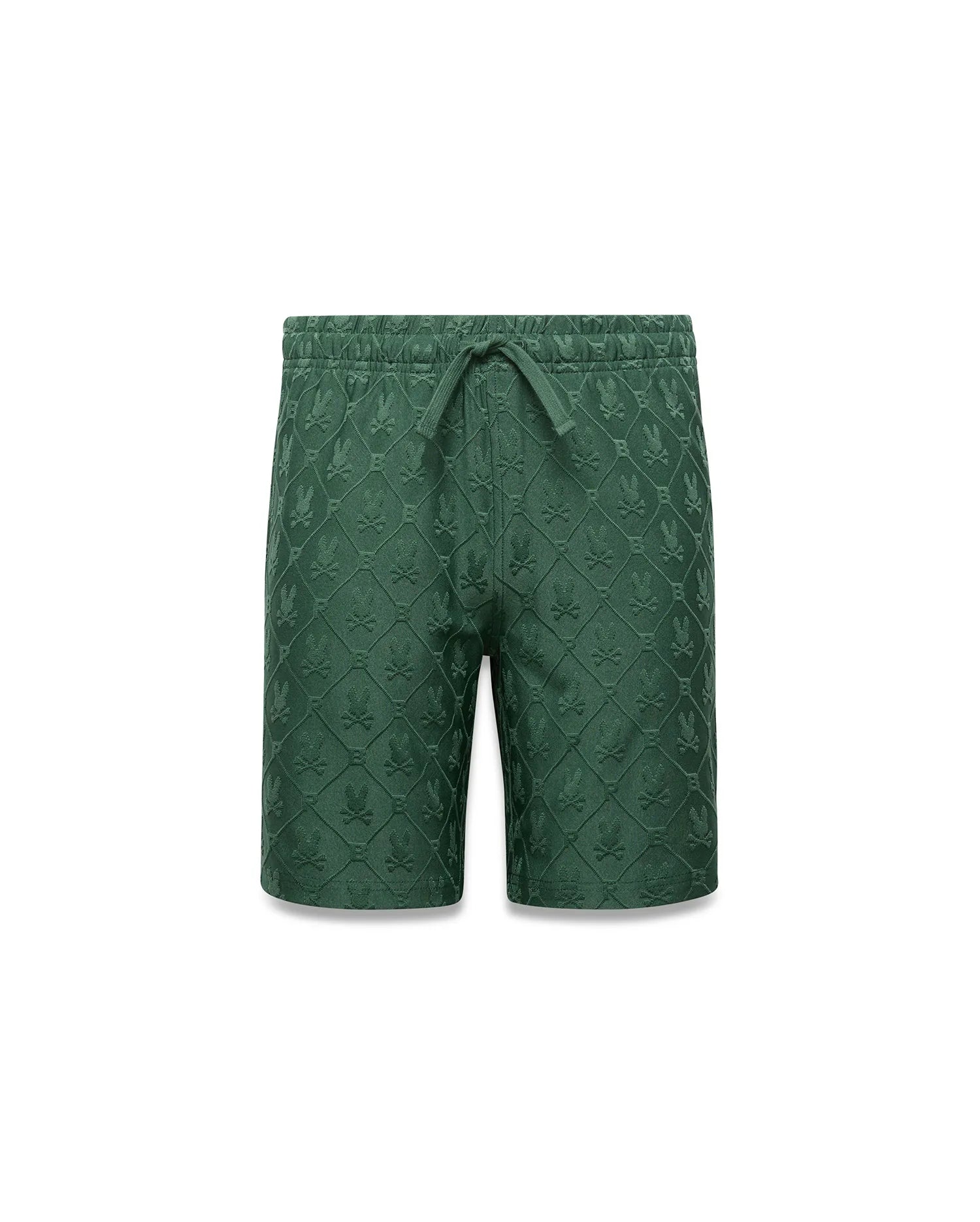 Psycho Bunny Kids Bottoms Kids Garry Jacquard Sweatshorts shorts verdi in jacquard