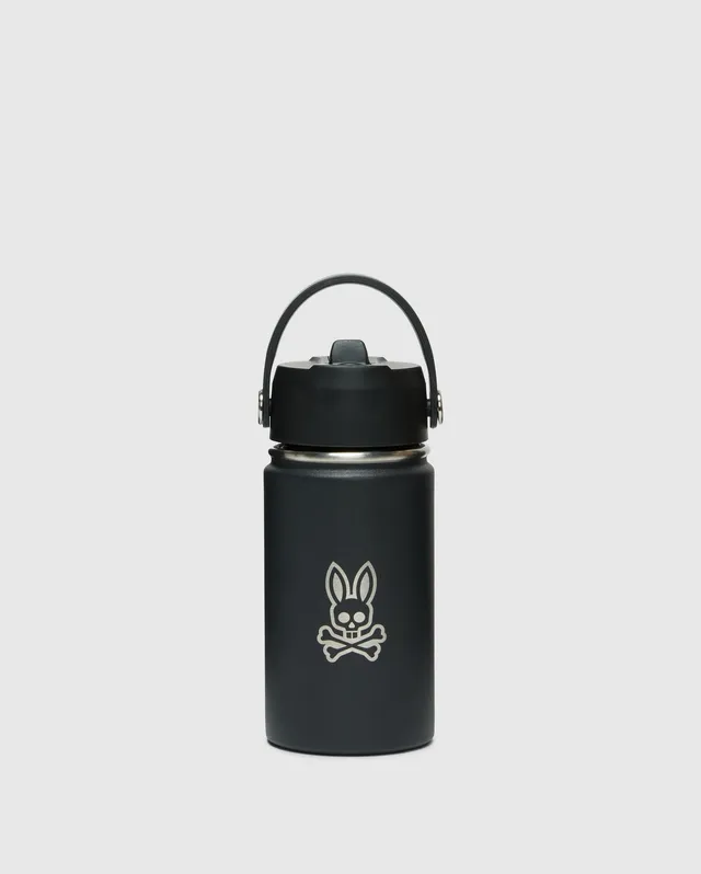 Psycho Bunny Kids Accessories Kids Psycho Bunny Water Bottle borraccia nera 12 oz