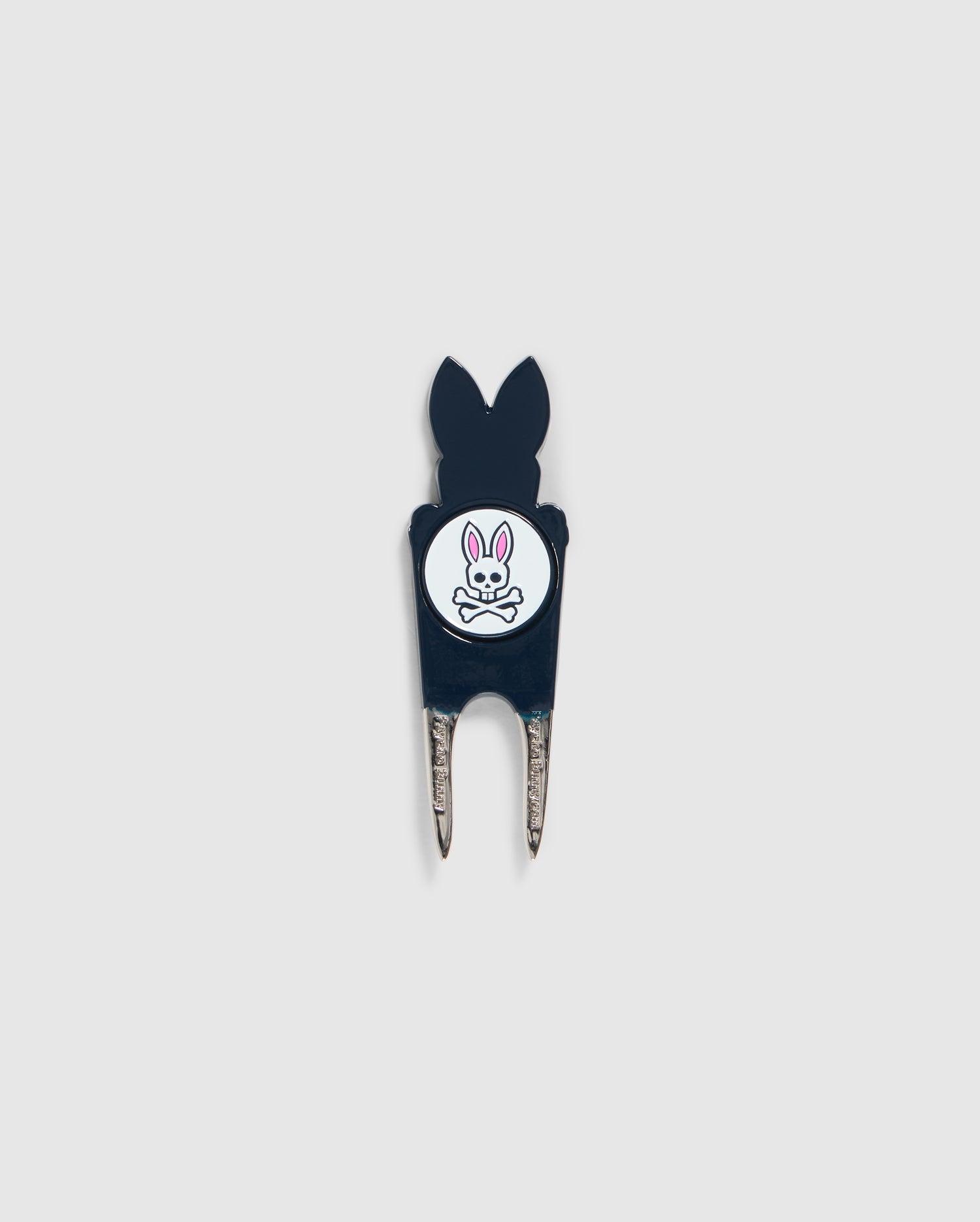 Psycho Bunny Accessories Divot Tool attrezzo golf 410 Navy con marcatore magnetico