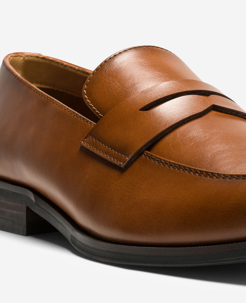Kenneth Cole Reaction Shoes Moore Penny Loafer mocassini cognac