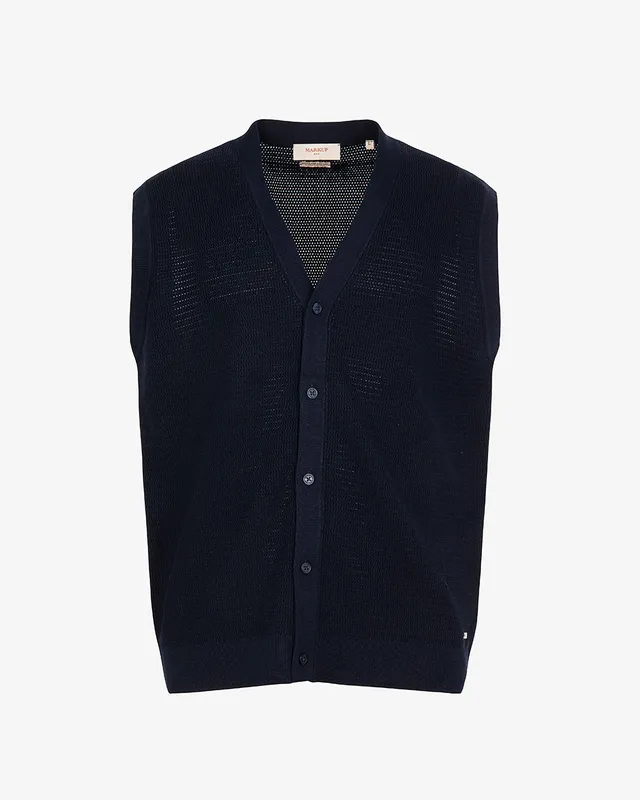 Markup Uomo Maglieria Gilet traforato