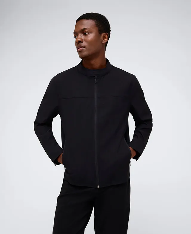 Kenneth Cole Reaction Clothing Simplified Utility Jacket giacca nera leggera