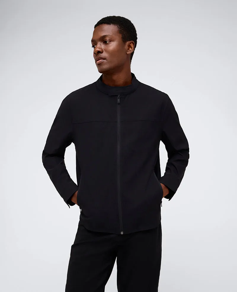 Kenneth Cole Reaction Clothing Simplified Utility Jacket giacca nera leggera