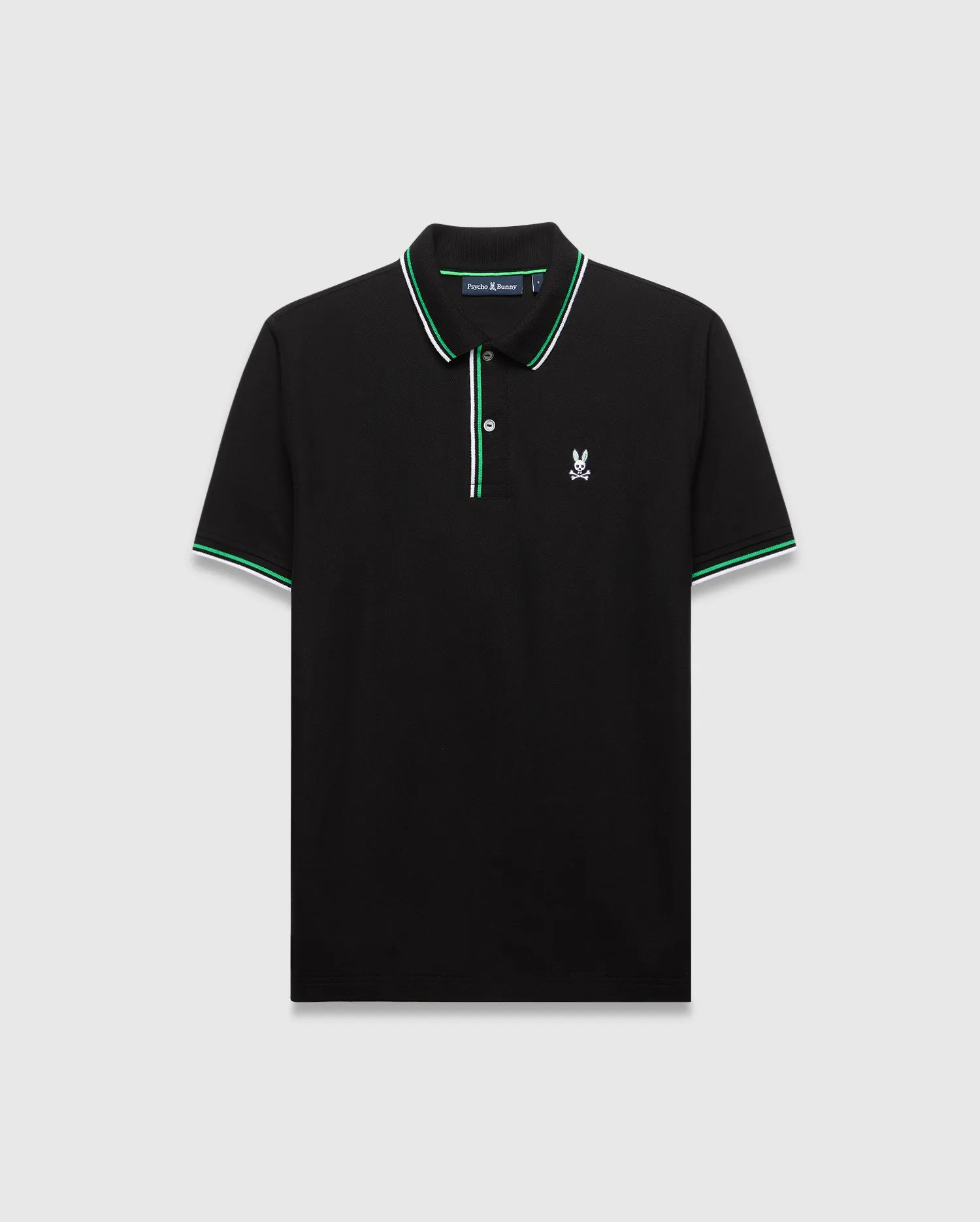 Psycho Bunny Faye Pique Polo polo uomo nera