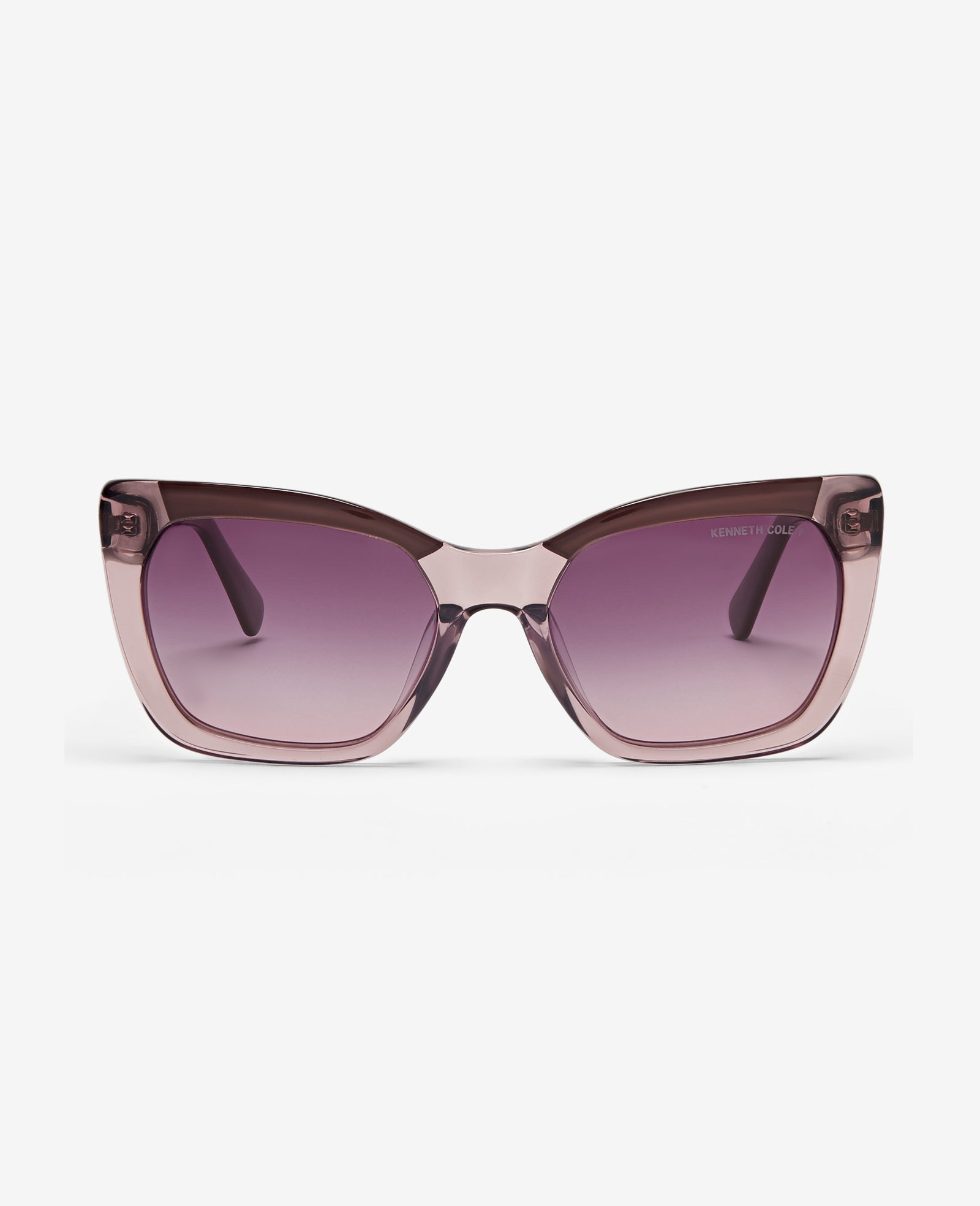 Kenneth Cole Reaction Sunglasses & Eyewear Cat Eye Acetate occhiali da sole viola polarizzati
