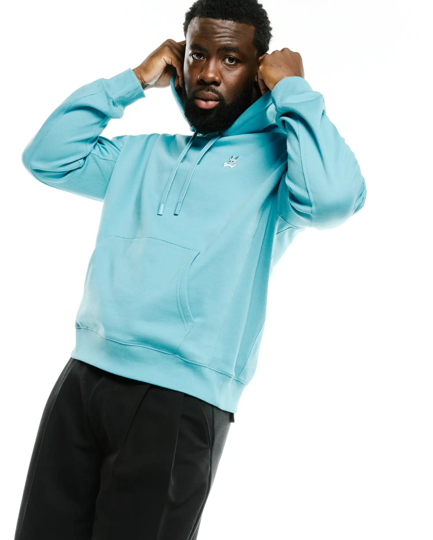 Psycho Bunny Men's Sweatshirts & Hoodies Terrence felpa con cappuccio blu XXS–XXXL