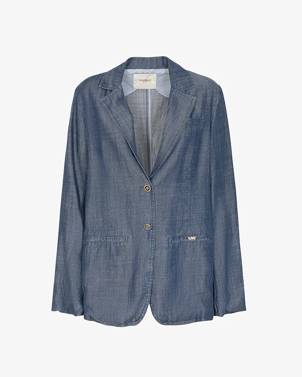 Markup Donna Tailleur & Blazer Blazer effetto denim