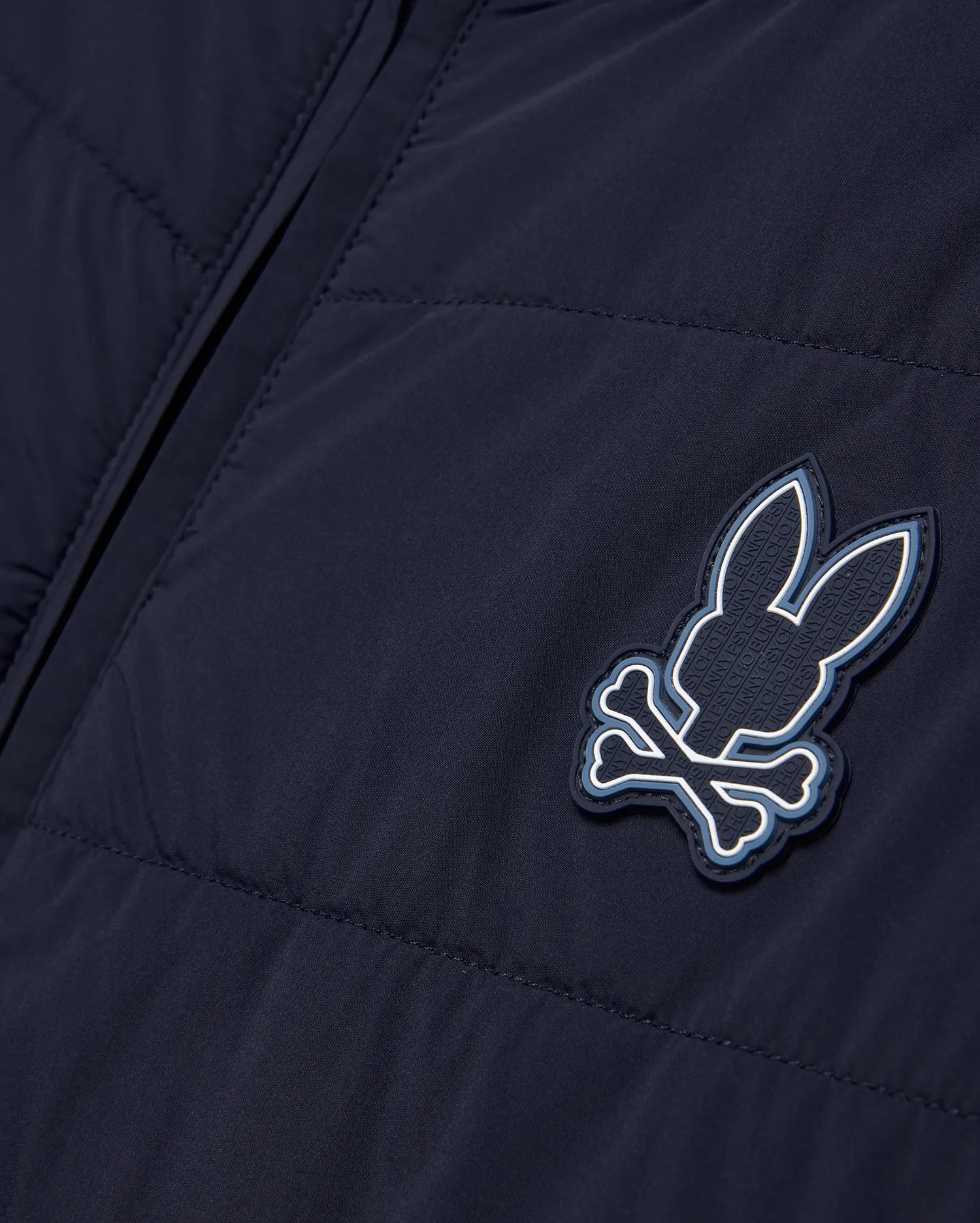 Psycho Bunny Jackets Gordley giacca blu con cappuccio regular