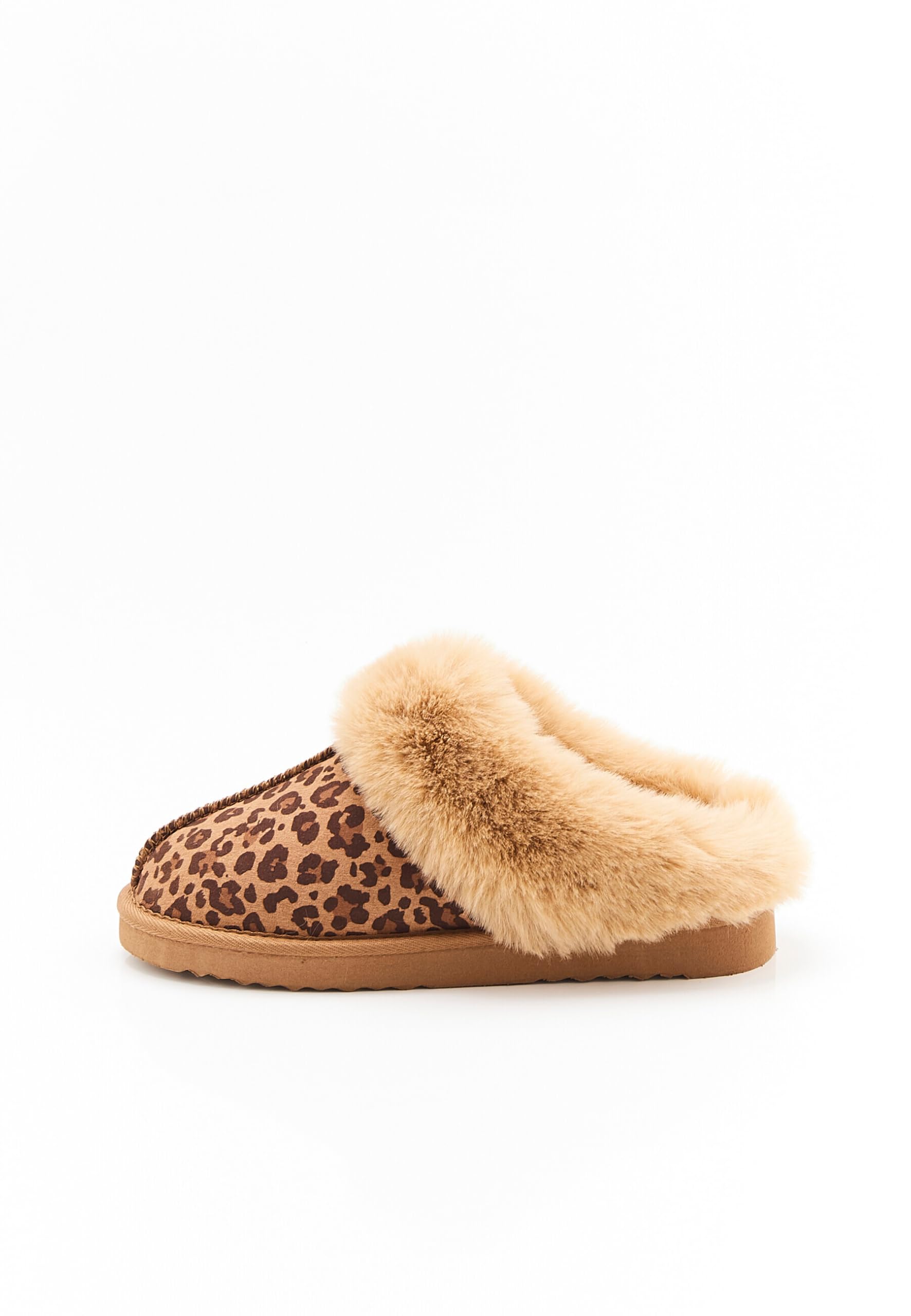Damart Calzature Mules Thermolactyl donna marrone animalier taglia 36 pelliccia