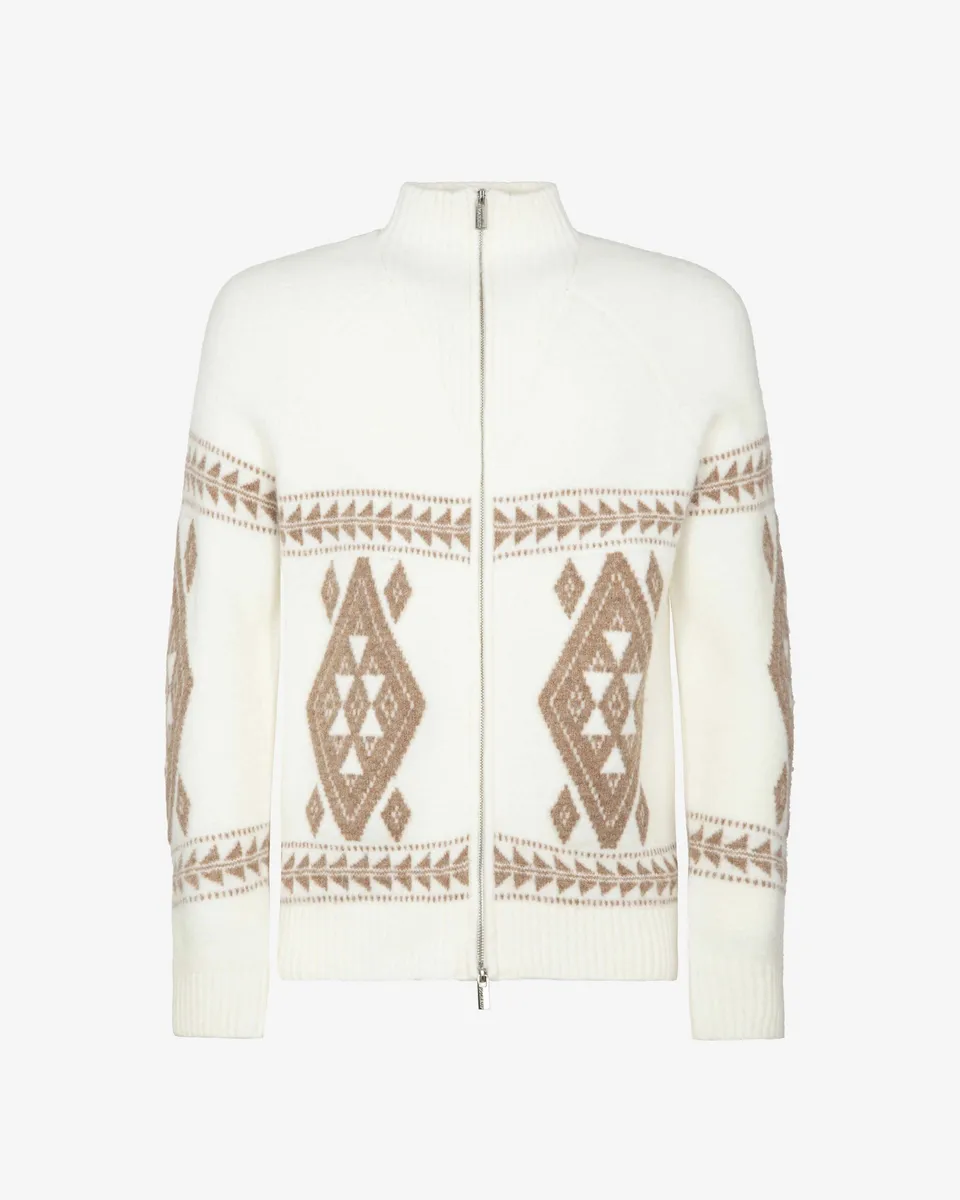 Markup Uomo Maglieria Lupetto full zip jacquard lupetto
