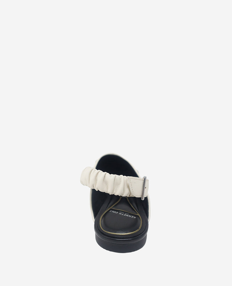 Kenneth Cole Reaction Shoes Nicola Studded Leather Slingback Sandal sandali borchiati in pelle