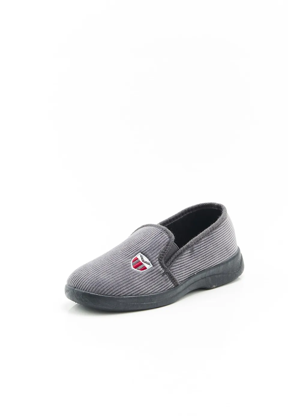 Damart Calzature Pantofole da uomo in velluto a coste grigio 44 EU