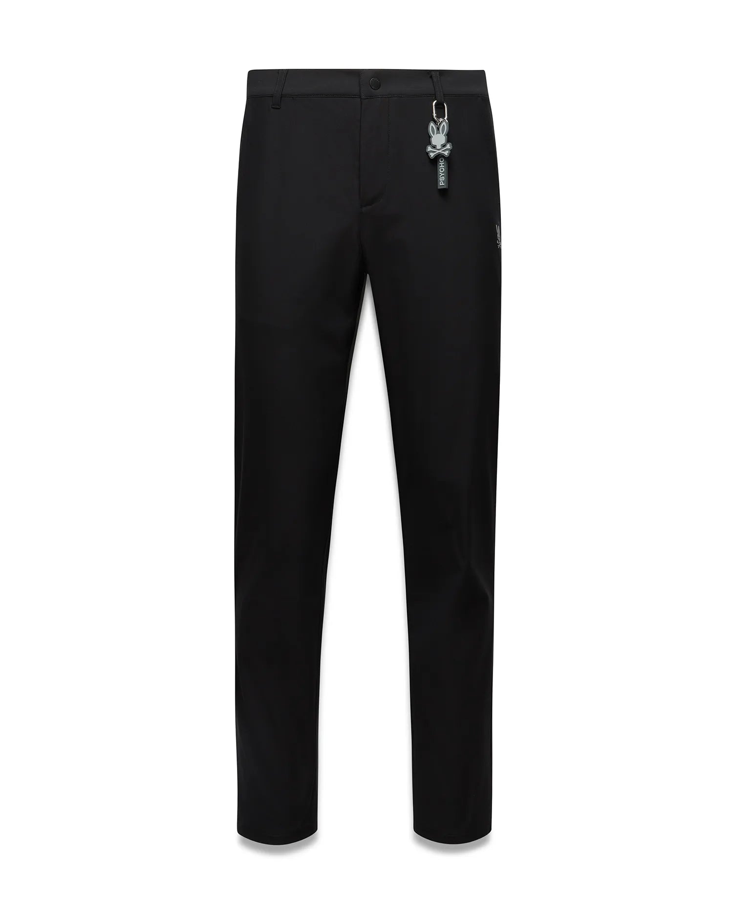 Psycho Bunny Men's Pants Edward 10K pantaloni neri 29-40 elasticizzati