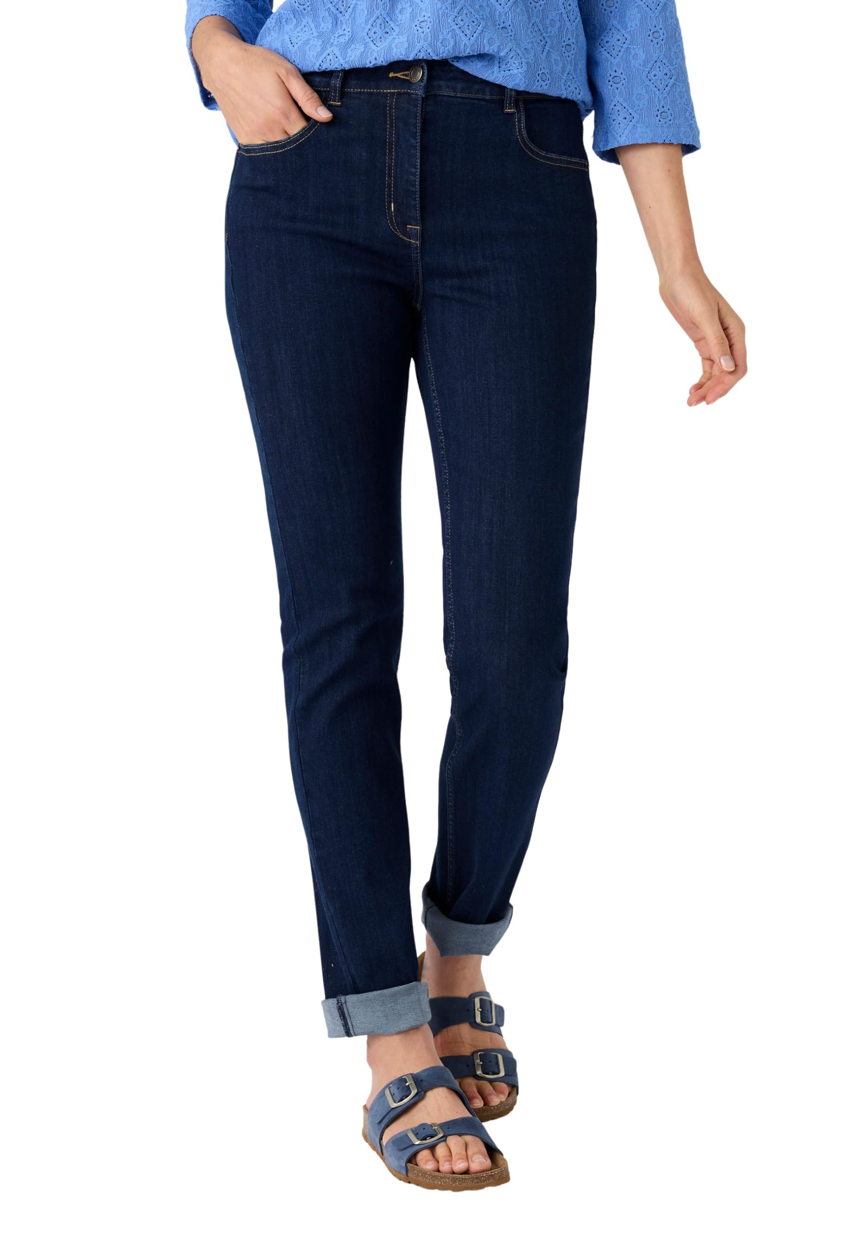 Damart Prêt-à-porter Jeans Slim Donna Perfect Fit elasticizzati effetto pancia piatta