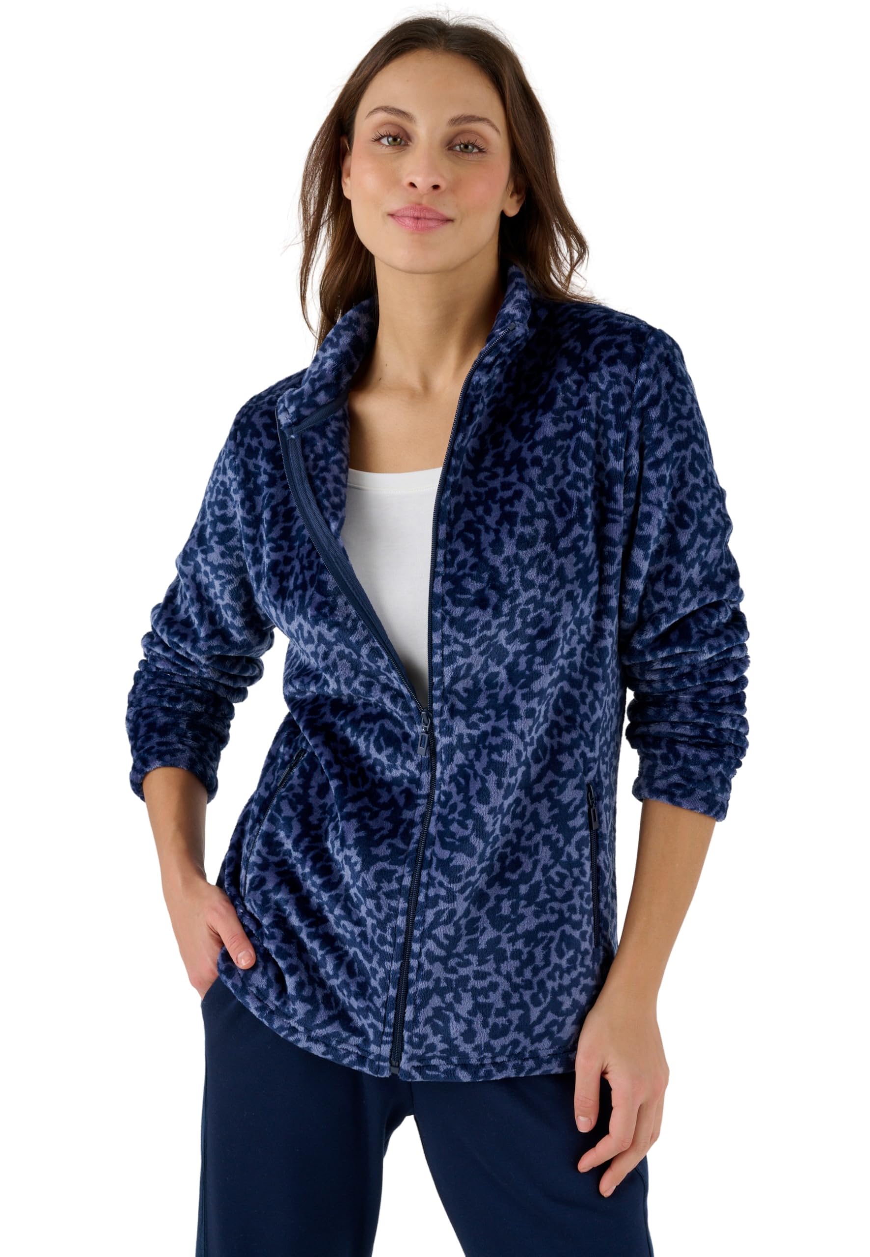 Damart Thermolactyl Gilet con zip in pile donna 38-40