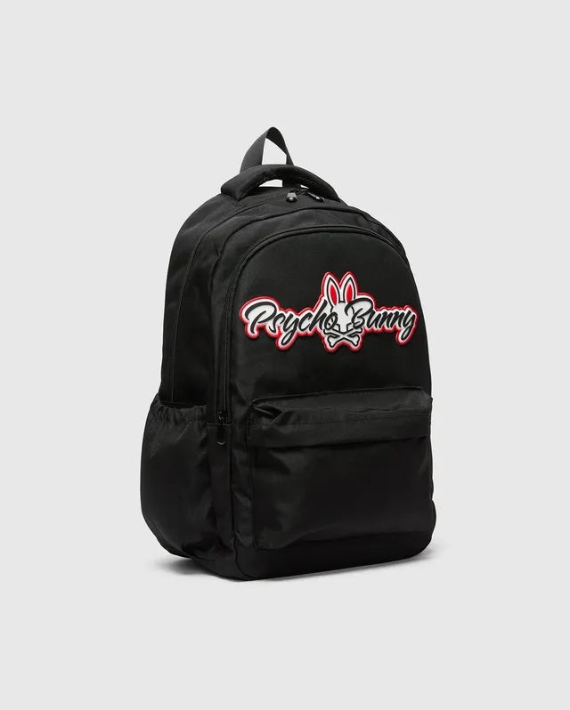 Psycho Bunny Kids Accessories Pal Backpack zaino nero in poliestere