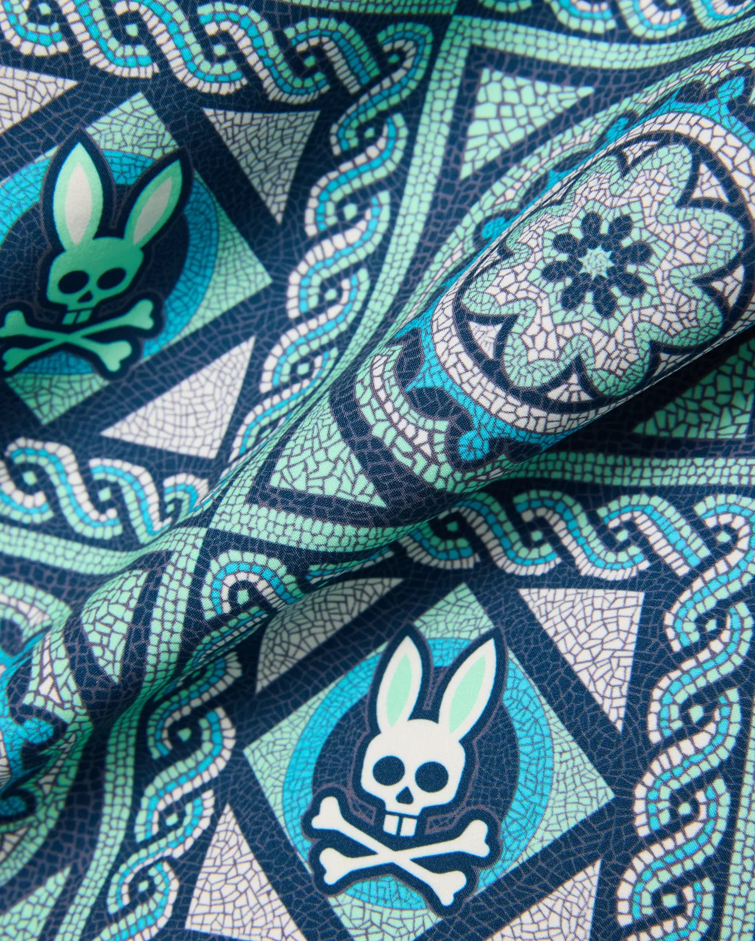 Psycho Bunny Men's Swimwear Frank Swim Trunk 6 MB1000081 costume verde